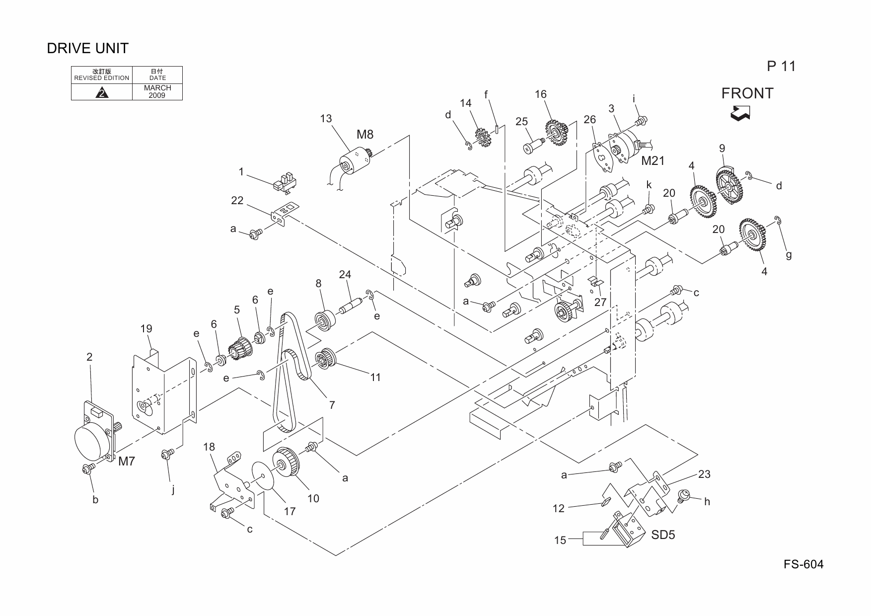 Konica-Minolta Options FS-604 15SJ Parts Manual-6